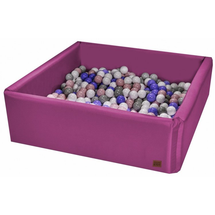 Suchý bazén Golden kids 90 cm - fuksiový